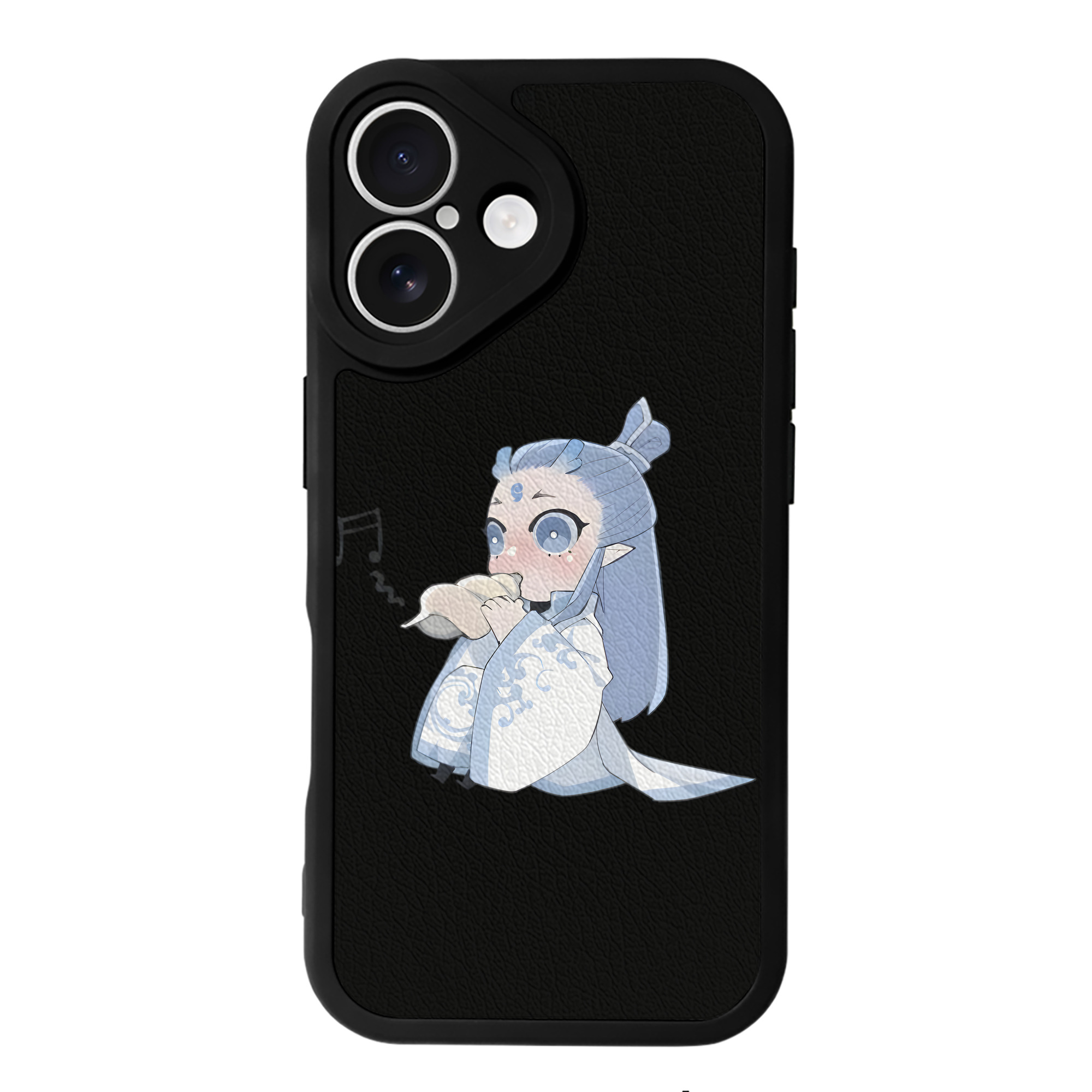 （画像用） Ne Zha 2 ナタ 魔童の大暴れ 【iPhone 16シリーズ対応】シリコンスマホケース（レザー調） 材質：シリコン